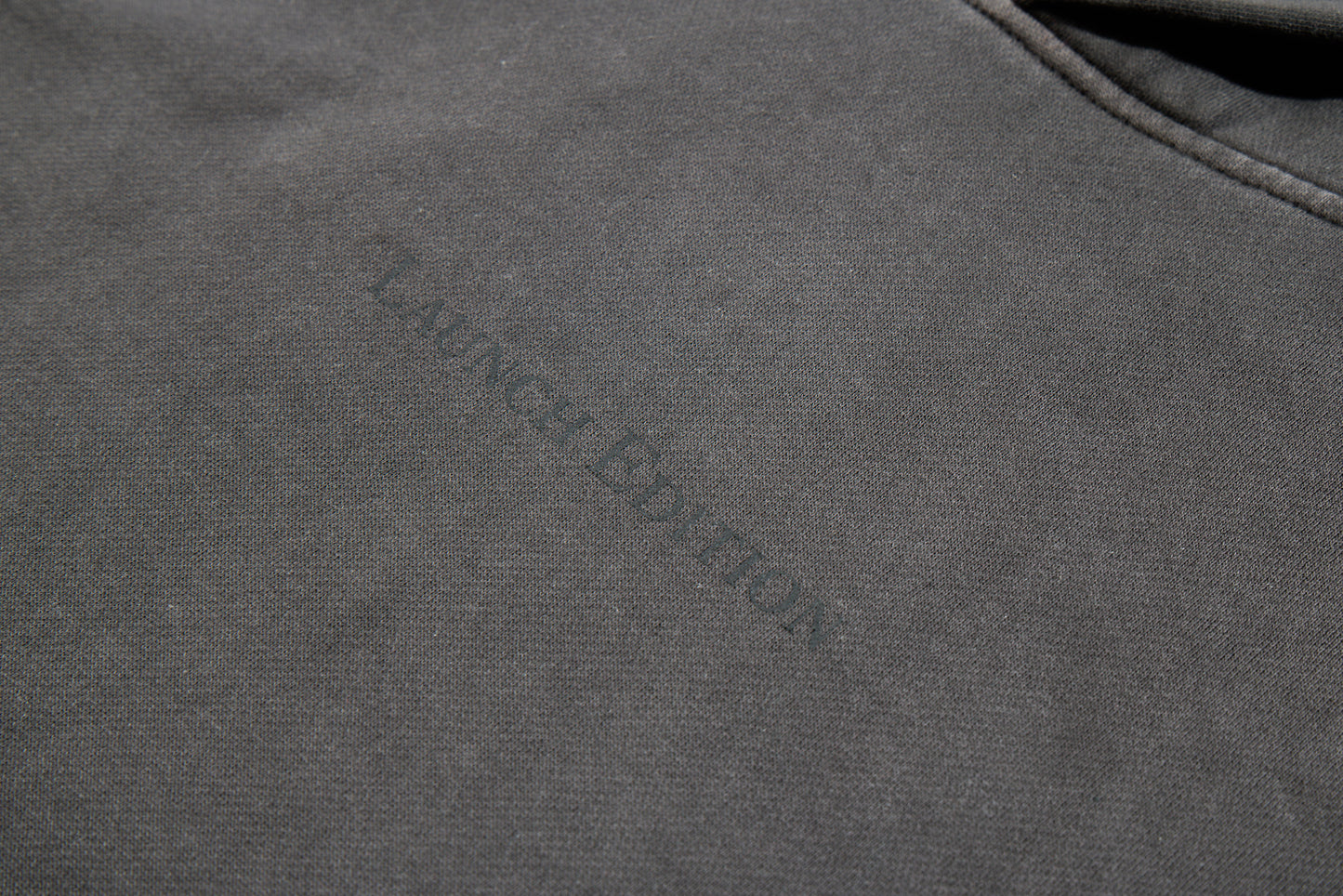 Midnight Launch Edition Hoodie (Black on Black Wash)