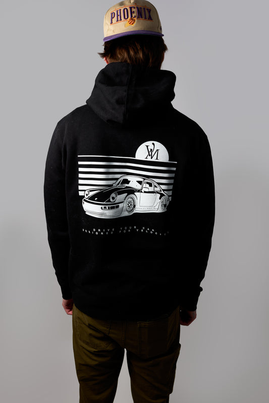 Midnight Horizon Stencil - Black