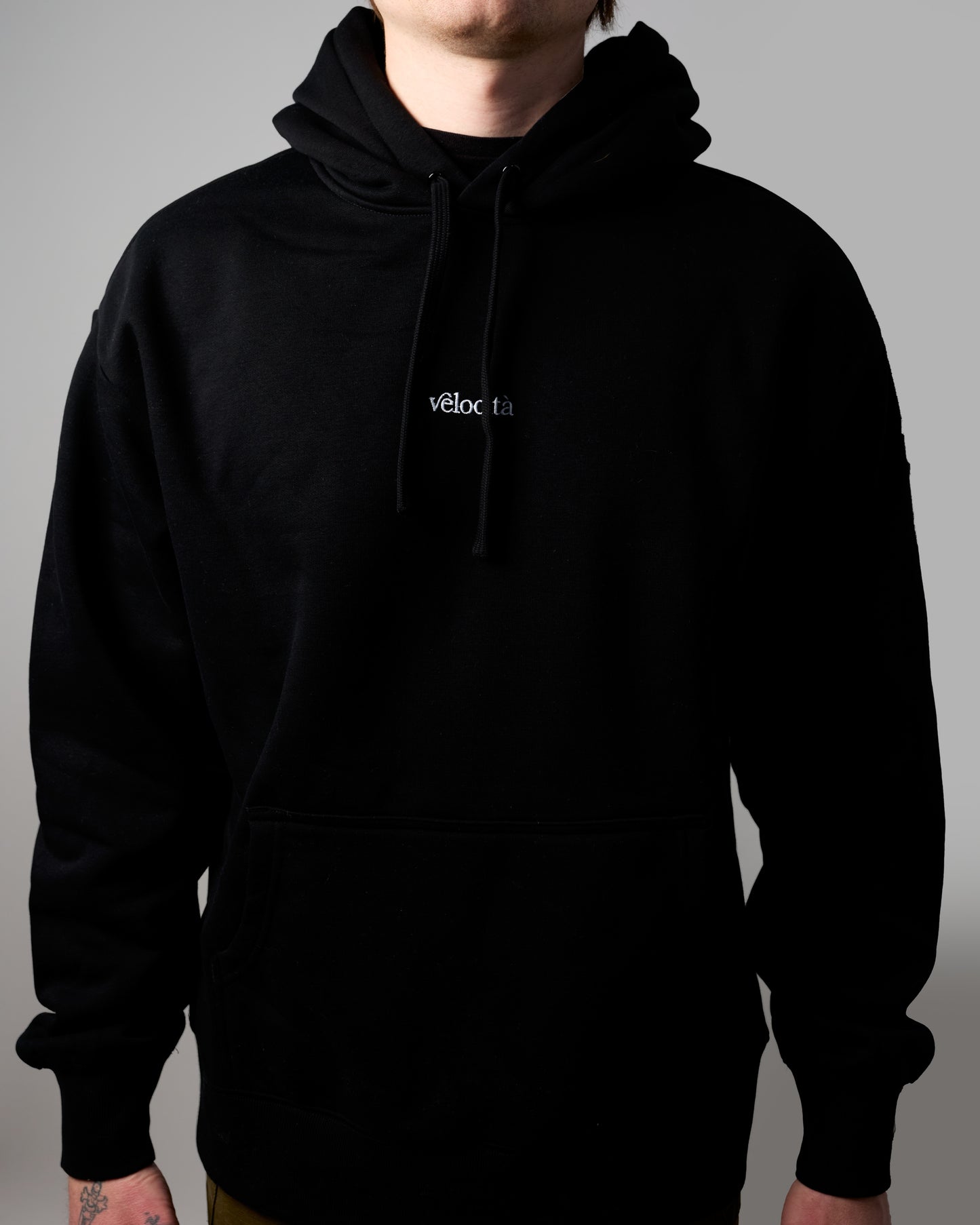 Vintage VM Original Heavy Hoodie - Black